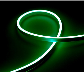 картинка Светодиодная лента неоновая 12В 9.6Вт гибкий зеленый от интернет-магазина К1-СТРОЙ