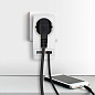 Разветвитель электрический SP-1e-USB-W на 1 розетку + 2 USB с заземлением 16А белый ЭРА