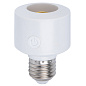 Умный патрон-адаптер Wi-Fi+Bluetooth, под лампу Е27 220В 100Вт ULH-A180 E27/WF WHITE Uniel