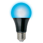 Лампа светодиодная ультрафиолетовая Uniel LED-A60-9W-UVAD-E27 для дискотек