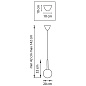 Подвес Lightstar GLOBO 1х40W E14, золото/белый, D200