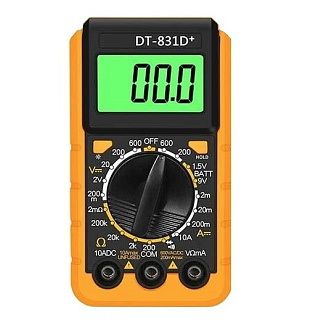 картинка Цифровой мультиметр DT-831D+ Digitale от интернет-магазина К1-СТРОЙ