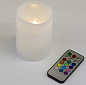 Фигура светодиодная «Свеча» ULD-F052 RGB RC CANDLE на батарейках 2АА (не в/к) 7,5х10 см 1 светодиод UL-00007258 TM Uniel