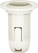 Патрон для ламп c кольцом бел. 230V E14, LH112