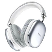 картинка Наушники беспроводные с микрофоном Bluetooth 3.5 мм серебро W35 MAX Hoco от интернет-магазина К1-СТРОЙ