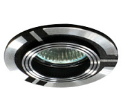 картинка Светильник встраиваемый потолочный DL238 черный-алюминий Feron от интернет-магазина К1-СТРОЙ