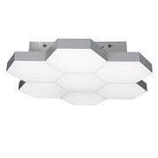 картинка Люстра потолочная Lightstar Favo LED 35W 4000K хром от интернет-магазина К1-СТРОЙ