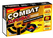 картинка Ловушка от тараканов инсектицид 6 шт Combat Super Bait от интернет-магазина К1-СТРОЙ