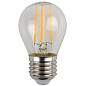 Лампа светодиодная филаментная ЭРА F-LED P45 9Вт E27 шар, теплый белый свет