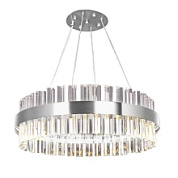 картинка Управляемая светодиодная люстра SOFIA 100W R-APP-500x1100-CHROME/CLEAR-220-IP20_Ч УУО00004446 Estares от интернет-магазина К1-СТРОЙ