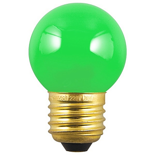 картинка Лампа P45 CL 10W E27 230V GREEN/Зеленый DECOR Foton от интернет-магазина К1-СТРОЙ