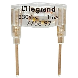 картинка Лампа подсветки зеленая 775897 Legrand Galea Life/Valena от интернет-магазина К1-СТРОЙ