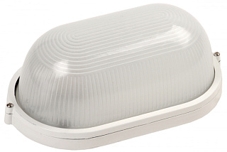 картинка Светильник без решетки белый 60W E27 IP54 (овал)  от интернет-магазина К1-СТРОЙ