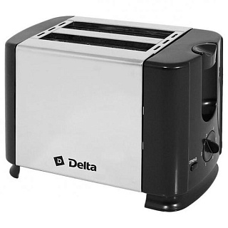 картинка Тостер 700 Вт DELTA DL-61 черный от интернет-магазина К1-СТРОЙ