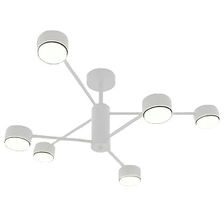 картинка Светильник светодиодный GUSTA 6xGX53 R-780x300-WHITE-IP20 УУО00005211 Estares от интернет-магазина К1-СТРОЙ