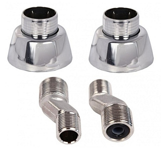 картинка Эксцентрик с телескопическим отражателем (усиленные) хром, 3377 KAISER от интернет-магазина К1-СТРОЙ