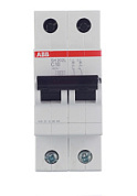 картинка Автоматический выключатель 2-полюсный SH202L 2P C 10А 4,5kA ABB от интернет-магазина К1-СТРОЙ