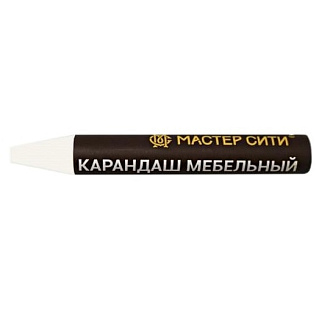 картинка Мебельный карандаш белый 002 6 гр 1031-002 Мастер Сити от интернет-магазина К1-СТРОЙ