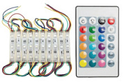 картинка Светодиодный модуль 220v-0,72w-40шт IP67 с пультом RGB от интернет-магазина К1-СТРОЙ