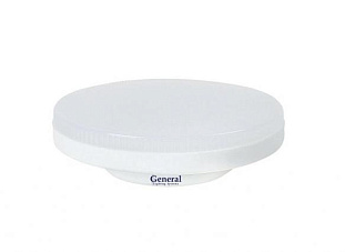 картинка Светодиодная лампа GX53 LED 7W 220V 4500K мат. General от интернет-магазина К1-СТРОЙ