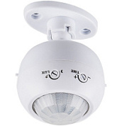 картинка Датчик движения 1200W 8m 120°(гориз.) 360°(верт.) белый, SEN16/ES-P27A Feron от интернет-магазина К1-СТРОЙ