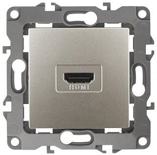 картинка Розетка HDMI, 12-3114-15 перламутр ЭРА от интернет-магазина К1-СТРОЙ