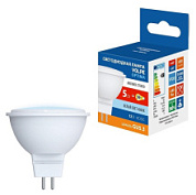 картинка Лампа светодиодная Volpe MR16 GU5.3 5W 4000K матовая белый свет от интернет-магазина К1-СТРОЙ