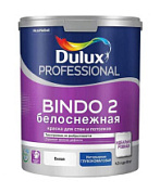 картинка Краска для потолков и стен белоснежная глубокоматовая 4,5 л Dulux Bindo 2 от интернет-магазина К1-СТРОЙ