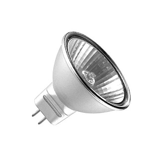 картинка Лампа галогенная серебристая MR16 50W 220V GU5 3 Foton от интернет-магазина К1-СТРОЙ