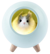 картинка Детский ночник - светильник светодиодный NLED-468-1W-GR хомяк зеленый Б0052817 ЭРА от интернет-магазина К1-СТРОЙ