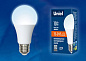 Лампа светодиодная LED-A60-10W-NW-E27-FR-12-24V PLO55WH Uniel