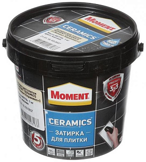 картинка Затирка для плитки жасмин 1кг Ceramics Хенкель Момент от интернет-магазина К1-СТРОЙ
