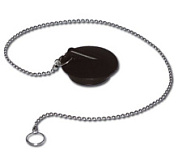 картинка Пробка ПВХ с цепочкой 50см для ванн с пластмассовым выпуском, ВИРПЛАСТ от интернет-магазина К1-СТРОЙ