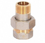 картинка Американка 1" прямая никелированная, Wm*HJ-1F*1M WaterMark от интернет-магазина К1-СТРОЙ