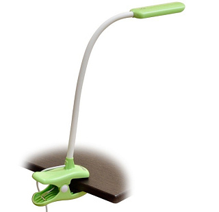 картинка Светильник настольный «прищепка» TLD-554 Green LED 400Lm 5500K Dimmer 4W Сенсорный Зеленый Uniel от интернет-магазина К1-СТРОЙ