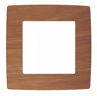 картинка Рамка на 1 пост, 12-5001-09 дуб ЭРА от интернет-магазина К1-СТРОЙ