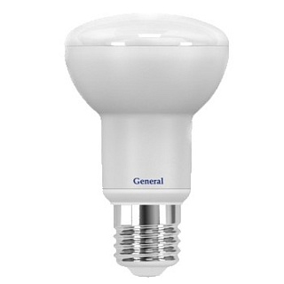 картинка Лампа светодиодная, LED 8W E27 2700 R63 General от интернет-магазина К1-СТРОЙ
