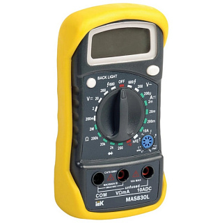 картинка Цифровой малогабаритный мультиметр с подсветкой UK-830LN от интернет-магазина К1-СТРОЙ