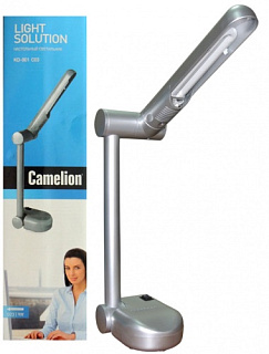 картинка Настольная лампа серебро KD-001 PL Camelion от интернет-магазина К1-СТРОЙ