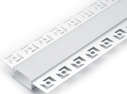 картинка Профиль алюминиевый встраиваемый скрытый серебро, CAB254 FERON от интернет-магазина К1-СТРОЙ