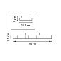 750073 (MX13003032-7А) Люстра потол FAVO LED-35W 1680LM Satin Gold 4000K (в комплекте)