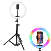 картинка Кольцевая лампа RGB 33см ( без штатива ) 30Вт 2700/6500k MJ33 от интернет-магазина К1-СТРОЙ