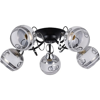 картинка Светильник потолочный 22115-0.3-05 BK+CH Reluce от интернет-магазина К1-СТРОЙ