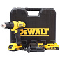 Аккумуляторная дрель-шуруповерт DeWalt DCD771D2, 18 В, с 2 АКБ 2 Ач и ЗУ, в кейсе