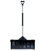 картинка Лопата для уборки снега с алюминиевым черенком широкий от интернет-магазина К1-СТРОЙ