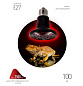 Инфракрасная лампа Fito-100w-НQ CeramiHeat RX для брудера, рептилий Б0052715 ЭРА