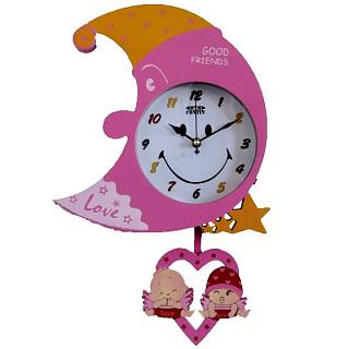 картинка Часы настенные детские с маятником К7985 WORLD от интернет-магазина К1-СТРОЙ