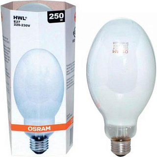 картинка Лампа газоразрядная ртутно-вольфрамовая 250W E27 HWL OSRAM от интернет-магазина К1-СТРОЙ
