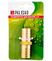 Соединитель для шланга 3/4", латунный 65709 Palisad