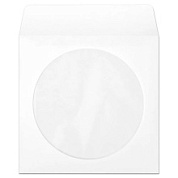 картинка Конверт бумажный с окном для CD/DVD дисков, декстрин, белый от интернет-магазина К1-СТРОЙ